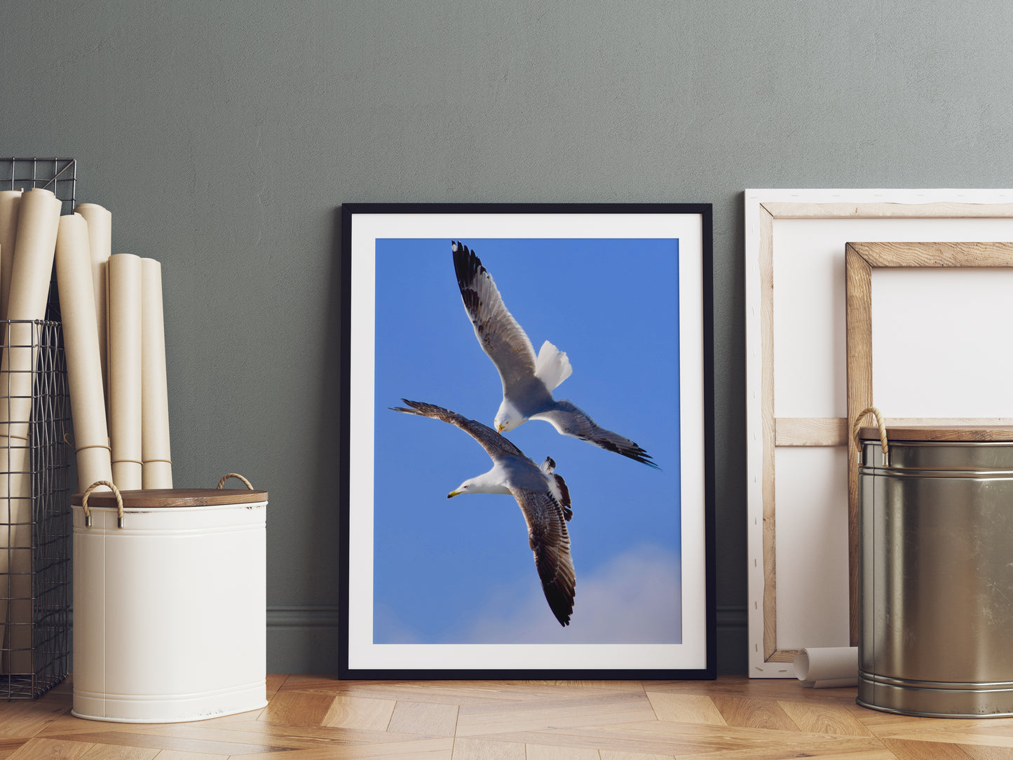 Tirage Fine Art - Mouettes en plein vol
