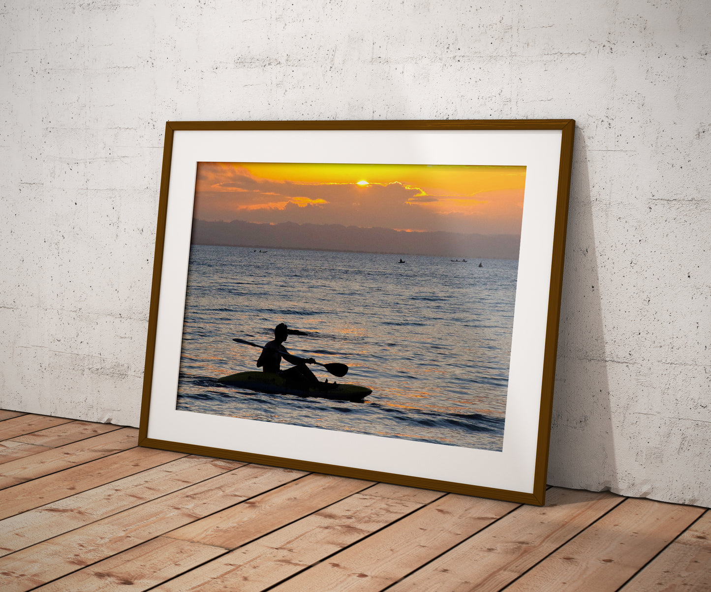 Tirage Fine Art - Coucher de soleil Réunion