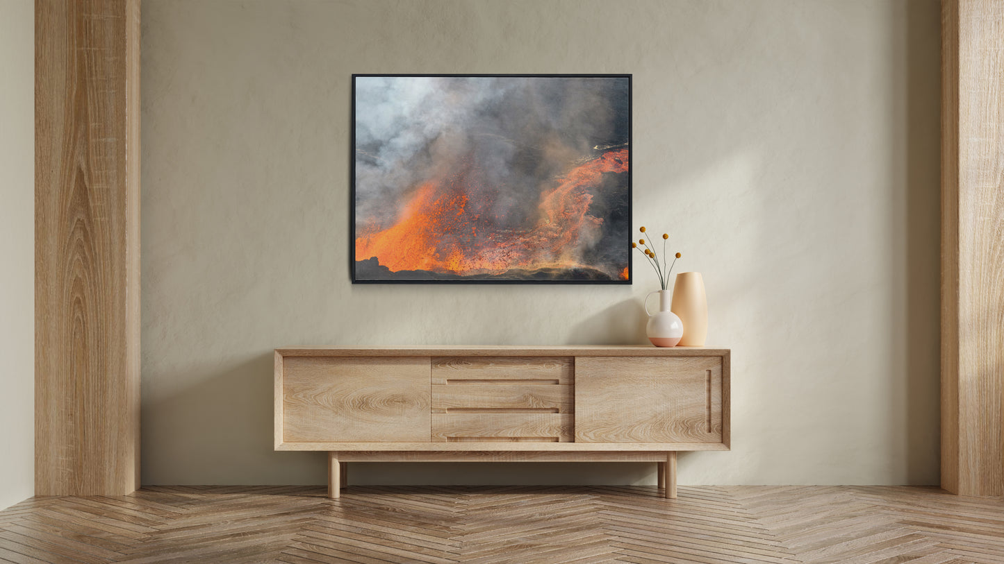 Tirage Fine Art - Le Piton de la fournaise