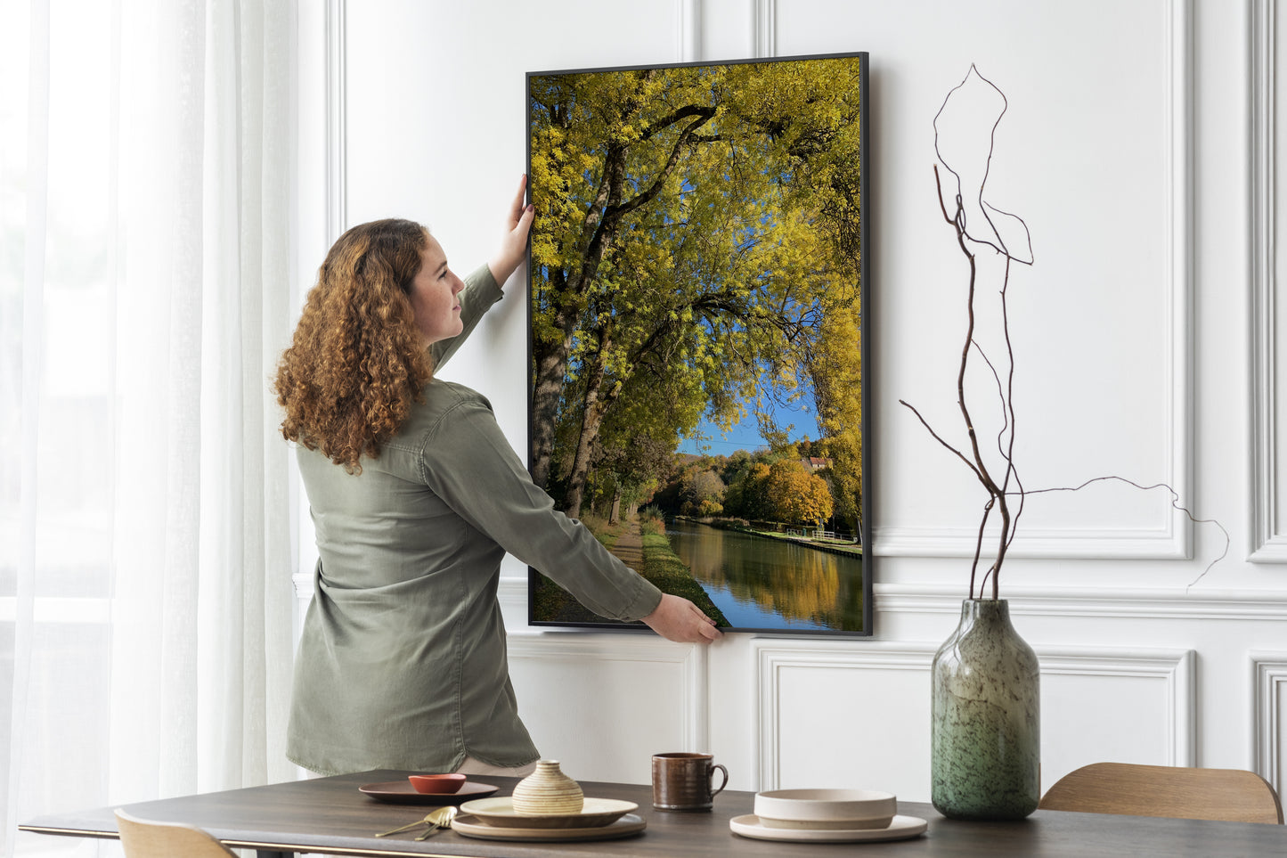 Tirage Fine Art - La campagne autour de Dijon