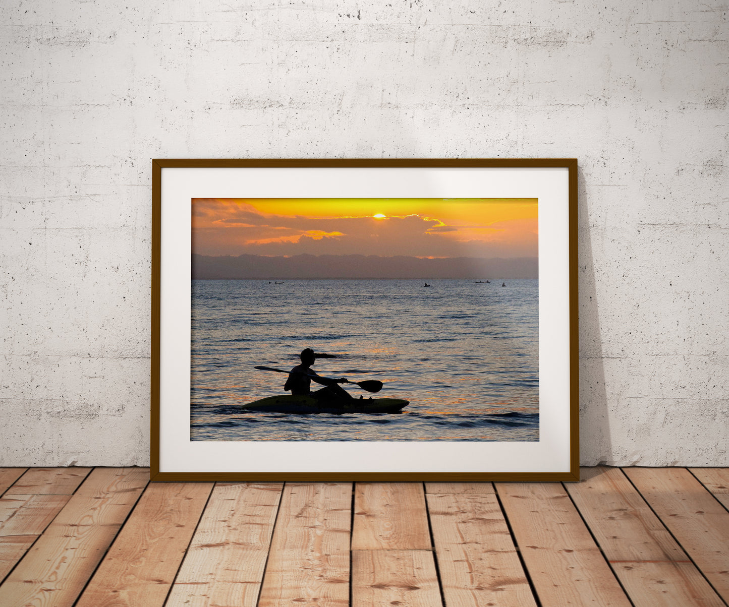 Tirage Fine Art - Coucher de soleil Réunion