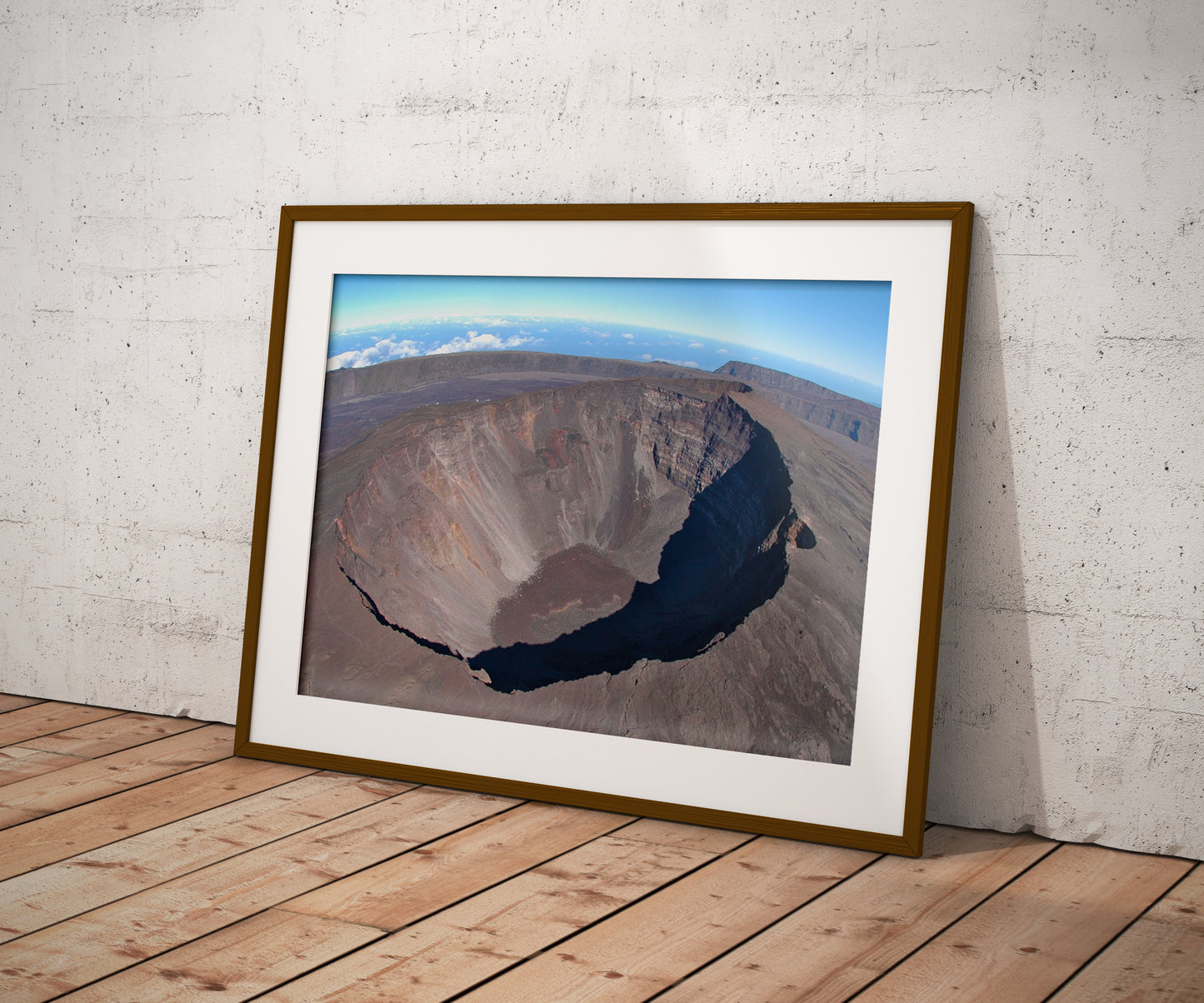 Tirage Fine Art - Cratère volcan à la Réunion