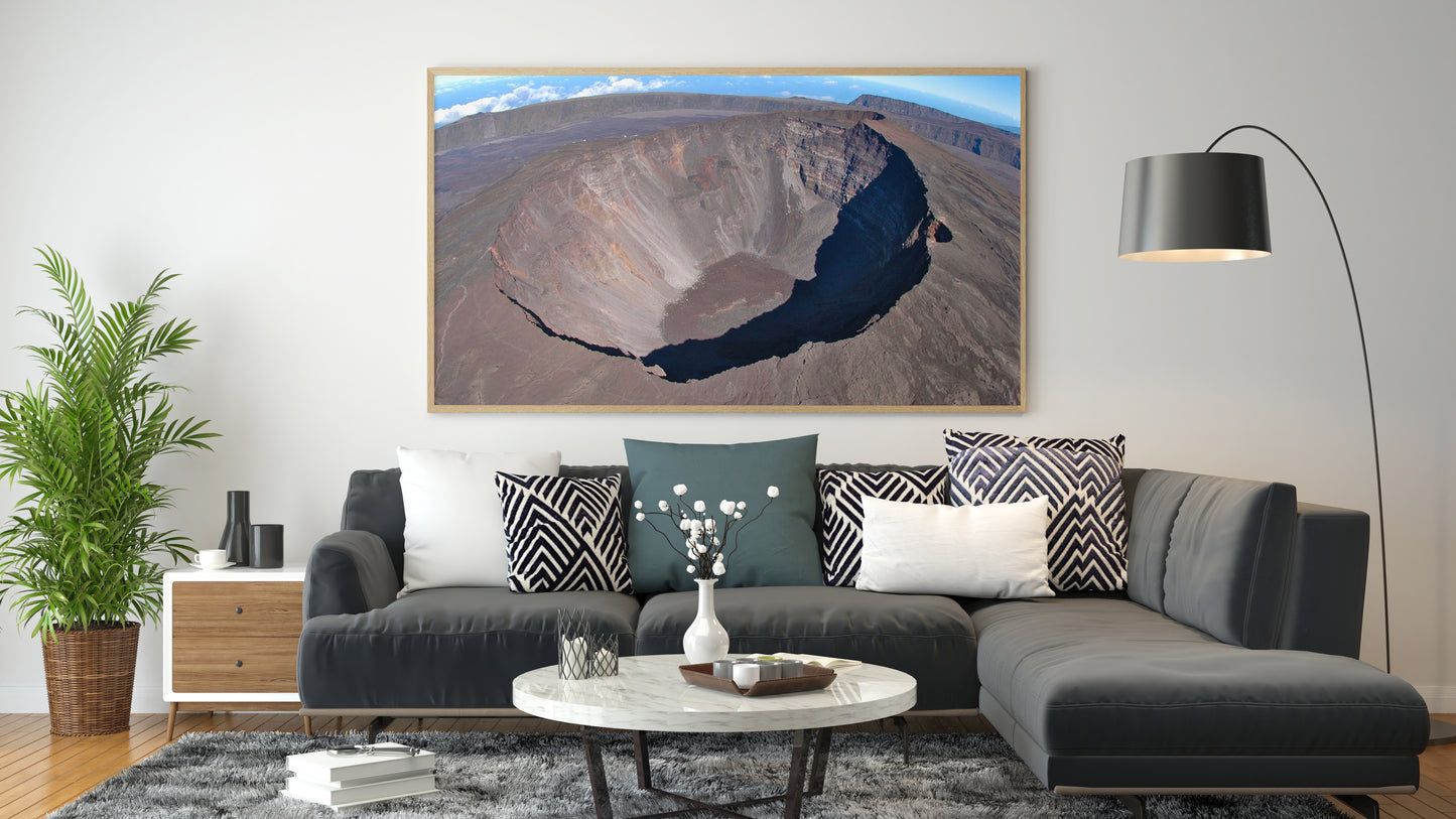 Tirage Fine Art - Cratère volcan à la Réunion