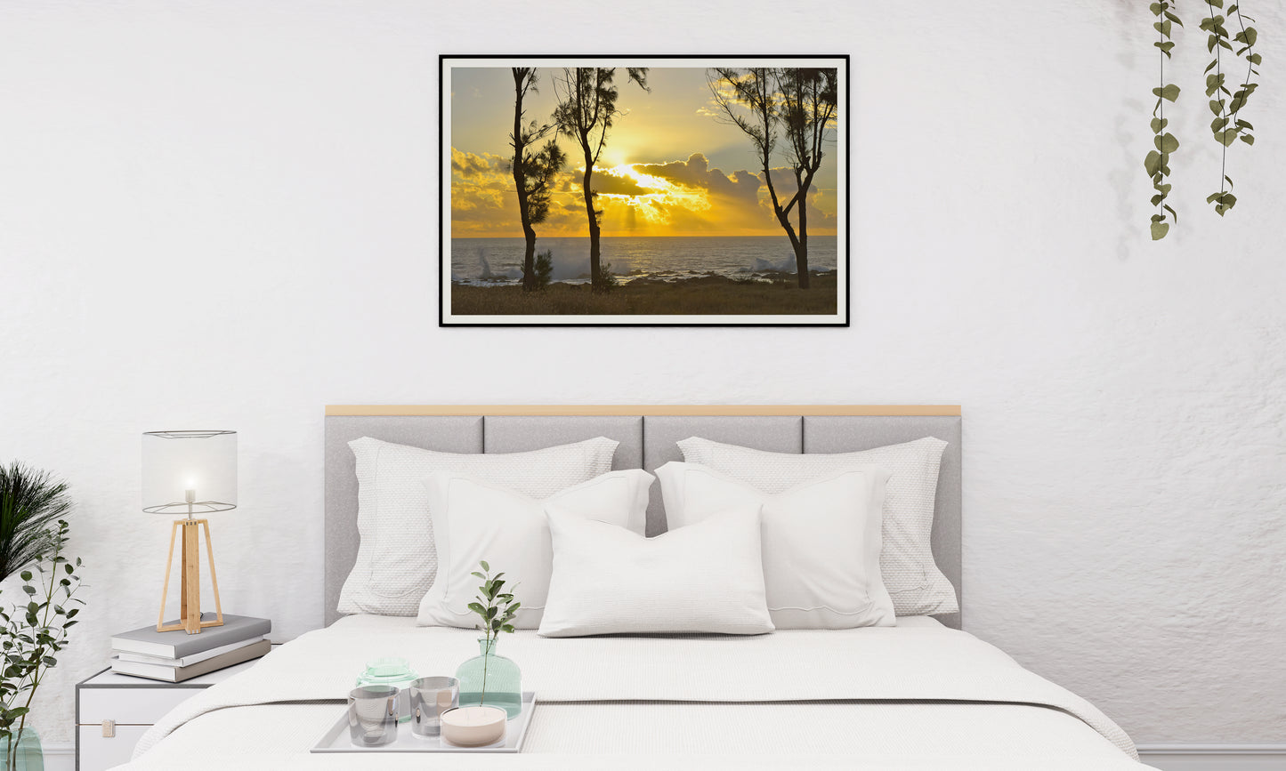 Tirage Fine Art - Coucher de soleil à la Réunion