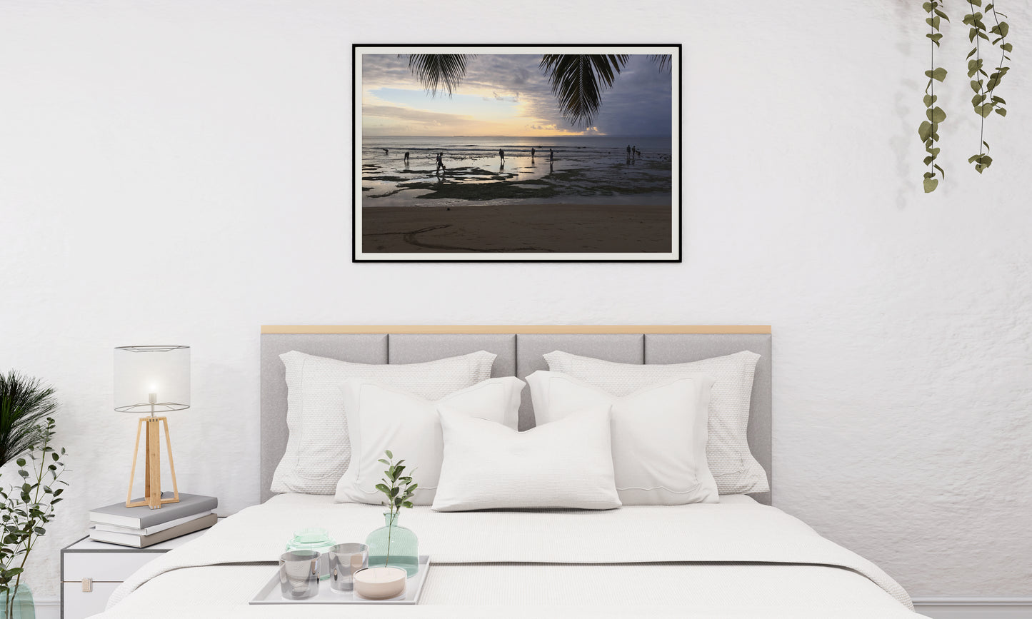 Tirage Fine Art - Coucher de soleil plage à Ste Marie