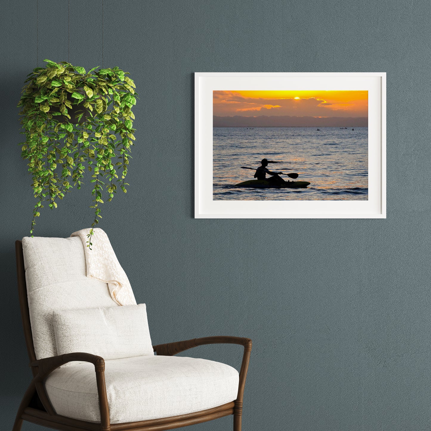 Tirage Fine Art - Coucher de soleil Réunion