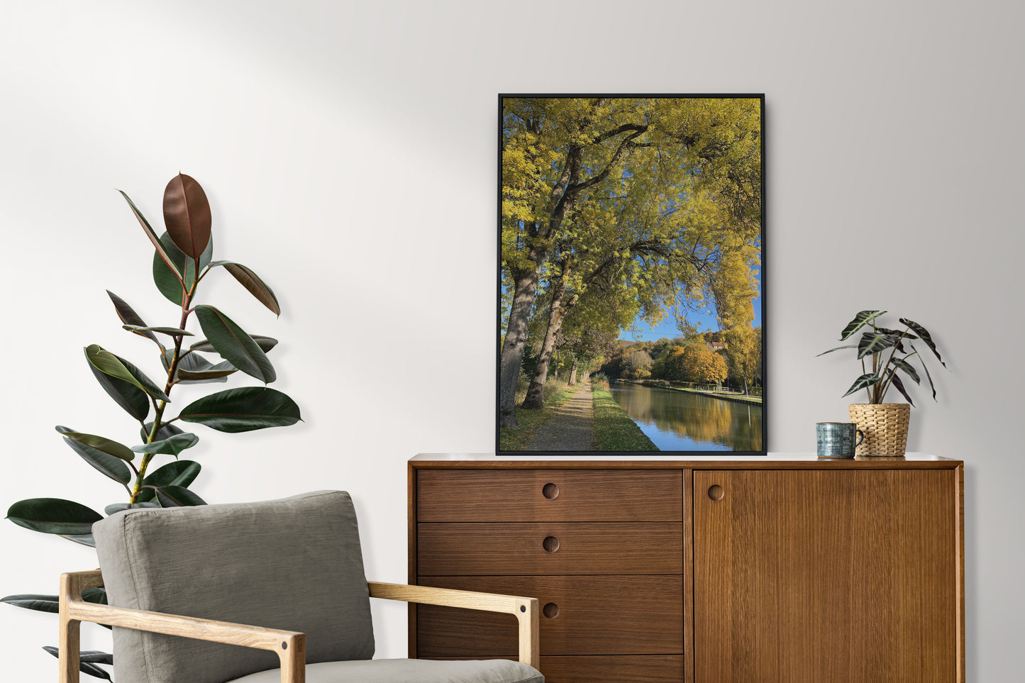 Tirage Fine Art - La campagne autour de Dijon