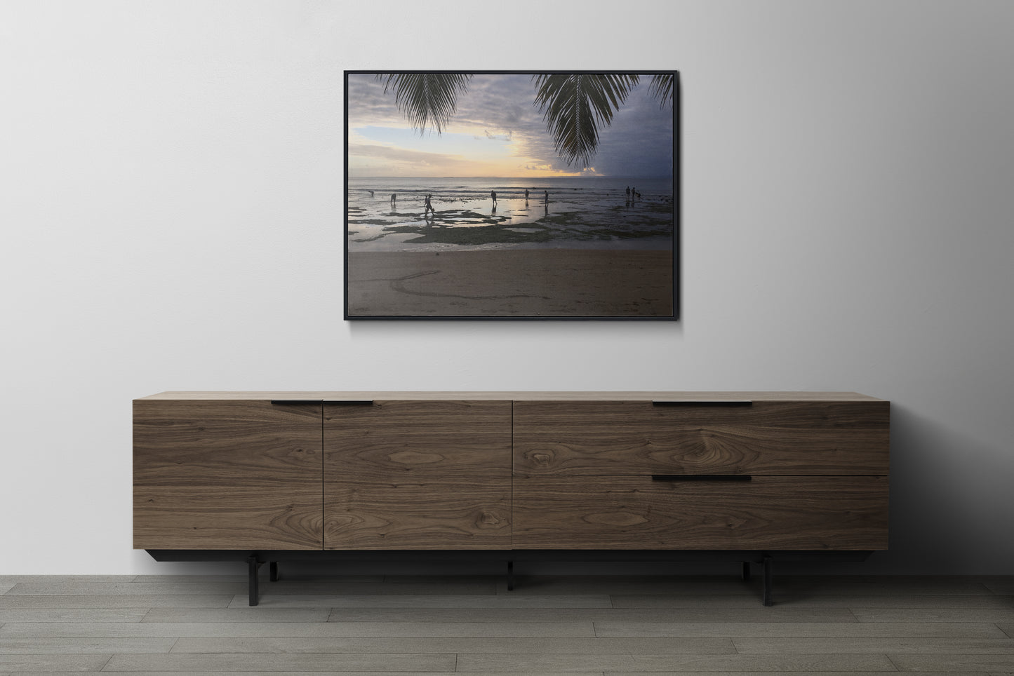 Tirage Fine Art - Coucher de soleil plage à Ste Marie