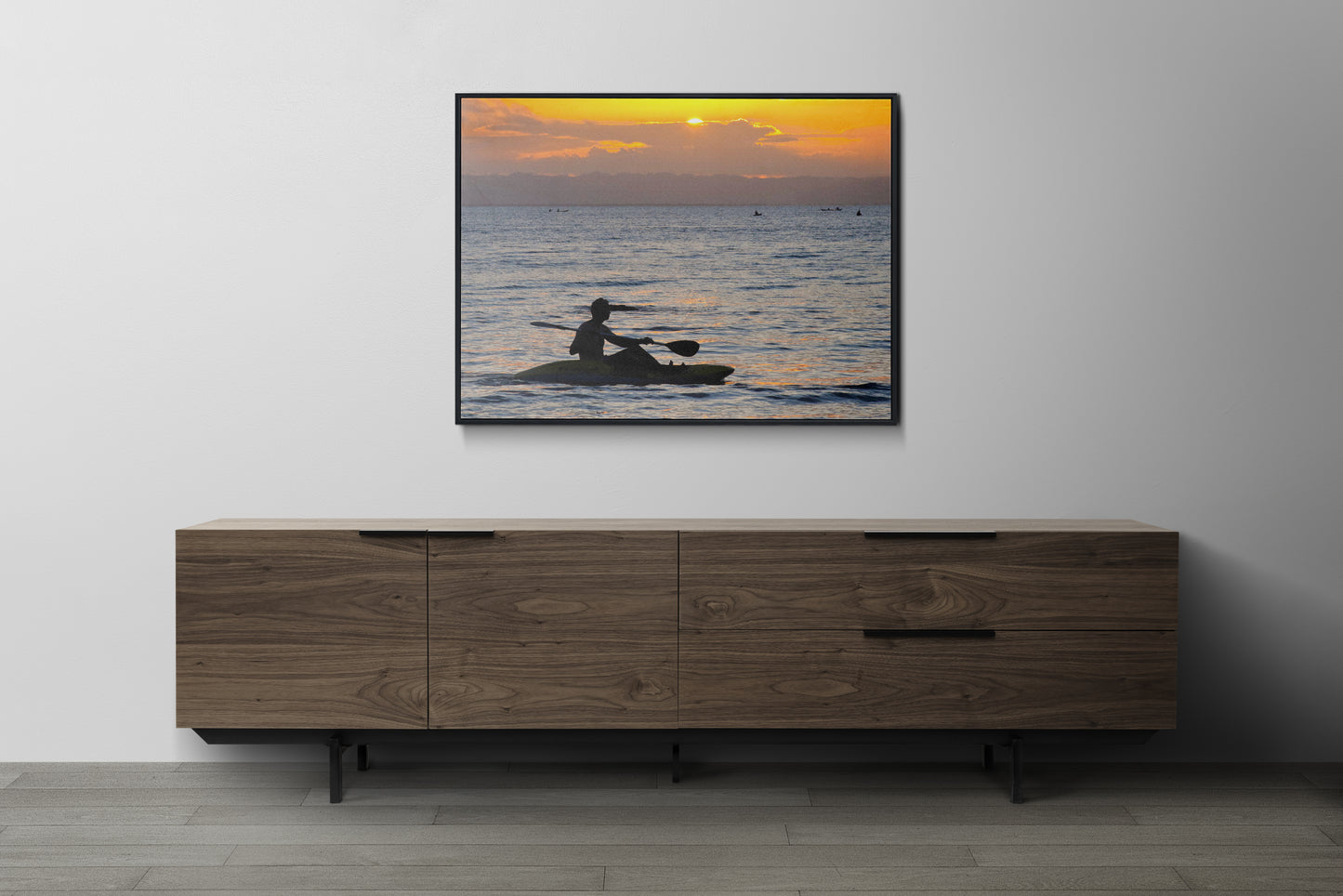Tirage Fine Art - Coucher de soleil Réunion