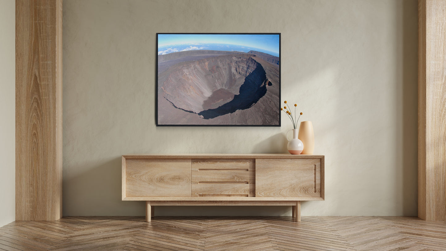 Tirage Fine Art - Cratère volcan à la Réunion